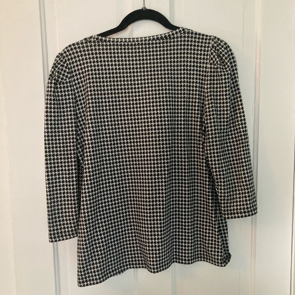 Talbots Houndstooth Top - Picture 5 of 5